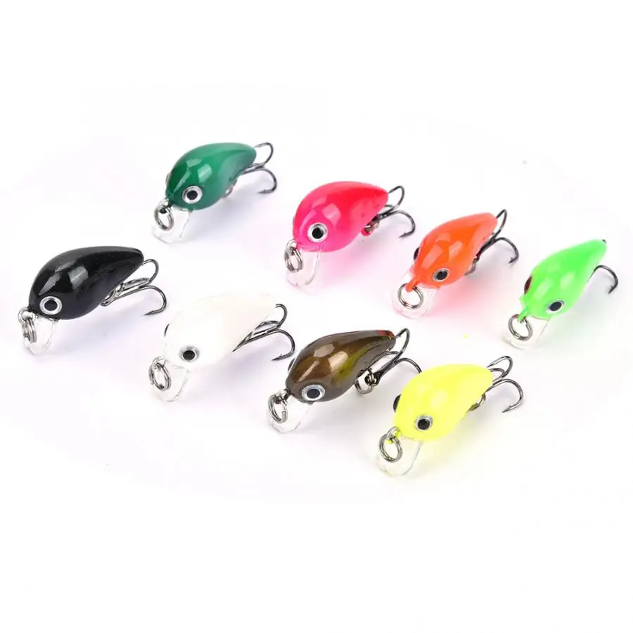 8 шт. рыболовные приманки ABS Мини Реалистичная искусственная жесткая приманка с