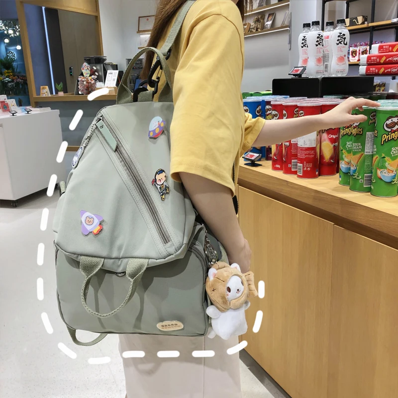 Женский школьный рюкзак Harajuku женский корейский Ulzzang многоцелевые школьные сумки