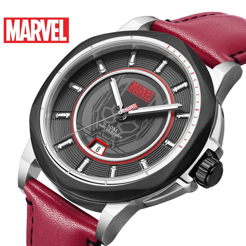 Мужские часы Marvel Avengers Ant кварцевые модные повседневные новые наручные унисекс
