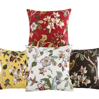 rubylove countryside style cushion cover polyester cotton cojines decorativos para sofa home decorative pillows cover