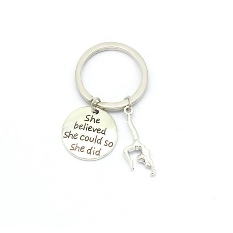 Брелок для ключей Танцевальная обувь Я люблю гимнастику гимнастику|Брелоки| |