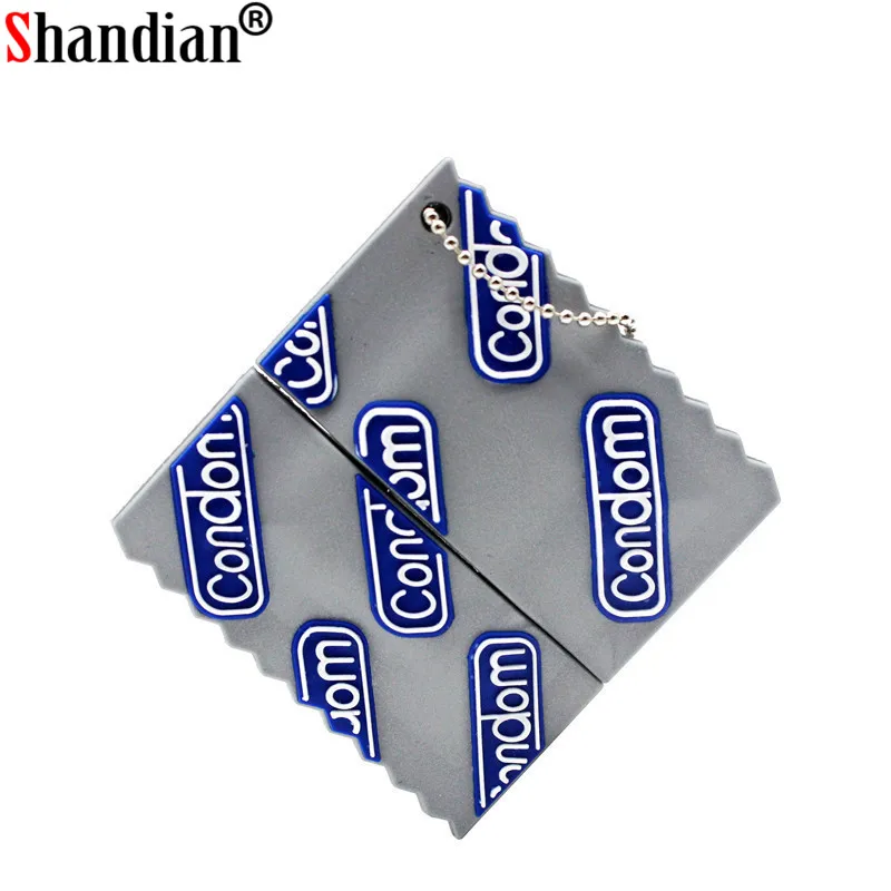 SHANDIAN модная модель презерватив стиль usb флэш накопитель презервативы Pendrive 4 ГБ 8 16