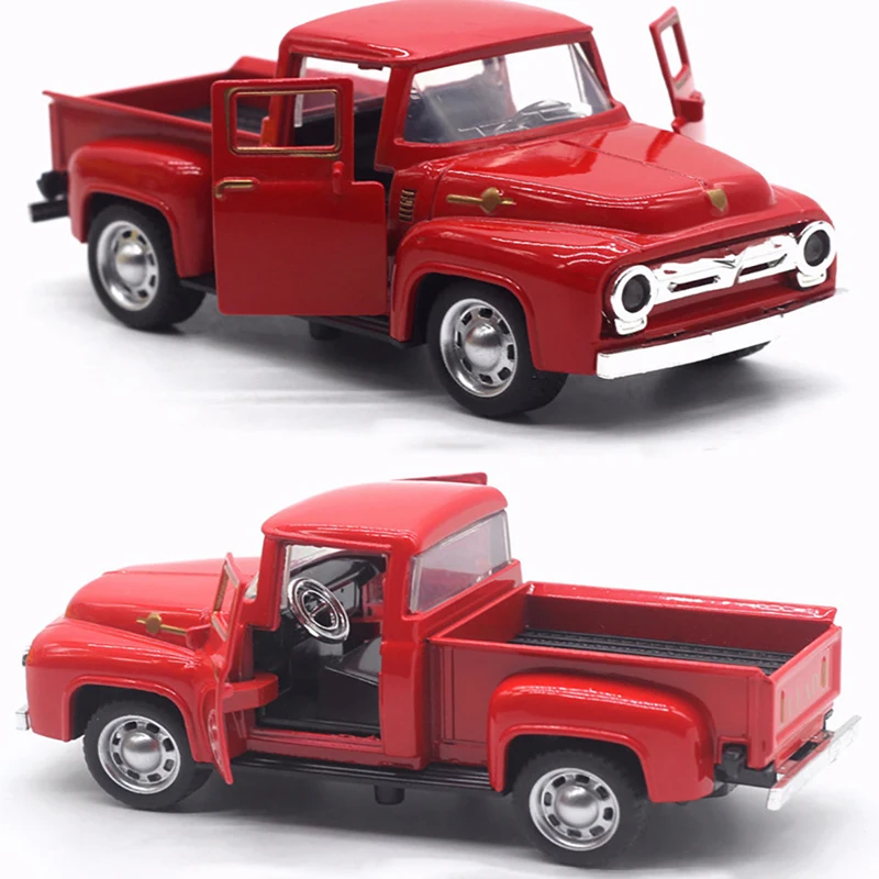 

Christmas Ornaments Pickup Alloy Car Toy High Imitation Car Miniature Car Model Toy Boy Gift Christmas Decorations for Home Xmas