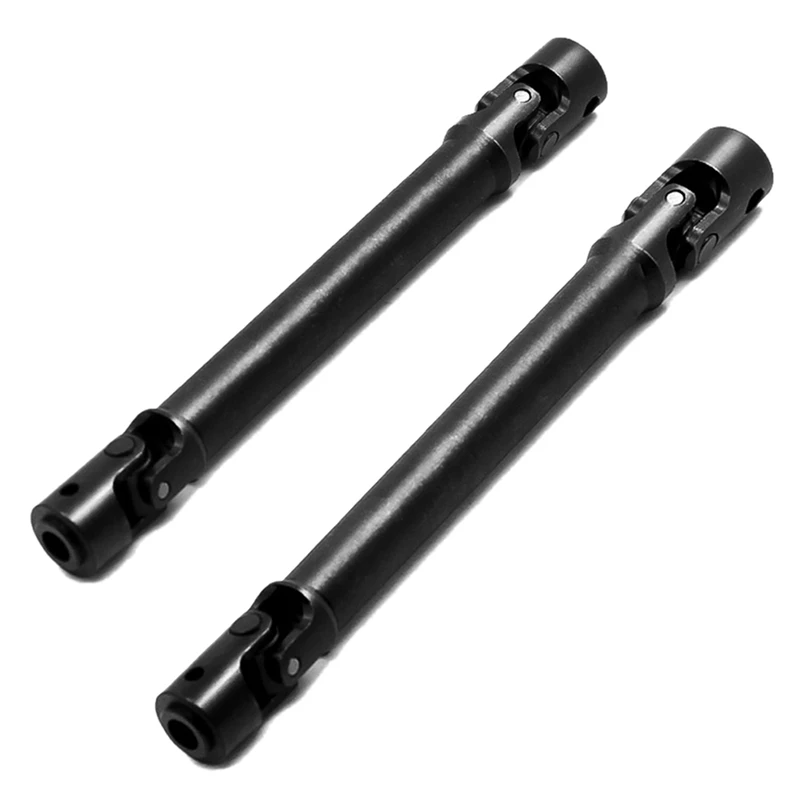 

2PCS Metal Heavy Duty Drive Shaft For 1/10 RC Crawler Car Axial SCX10 90046 AXI03007 Wraith TRAXXAS TRX4 TRX6,6 & 7