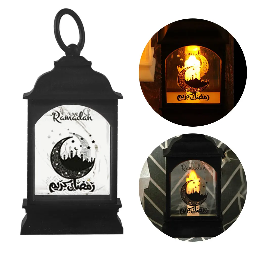 

Wall Hanging Ramadan Lantern LED String Light Vintage Festival Party Muslim Home For Decorative Craft Gift Christmas Desktop