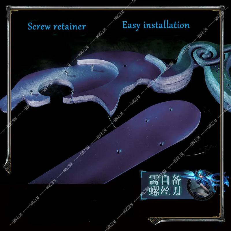 

Game LOL Gwen Cosplay Scissors weapon props reduction ratio 1:1 length 188CM