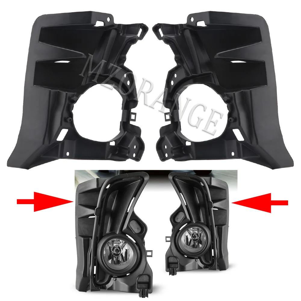 

Car Fog Light Front Cover Trim support Grill For Toyota Highlander 2017 2018 2019 bracket Driving fogLamp protection Accessories