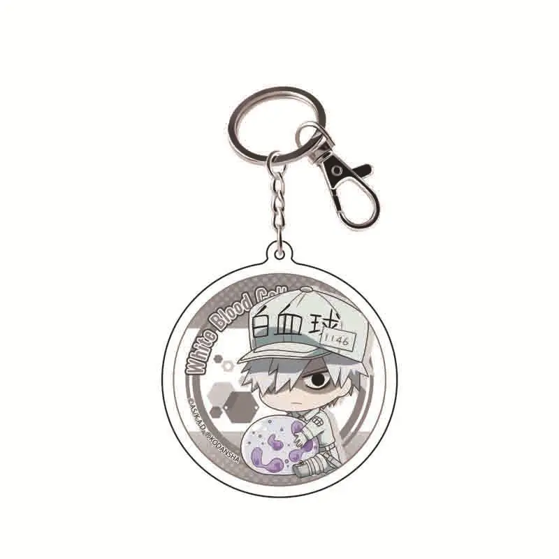 IVYYE Клетки на работе Модные Аниме Акриловые брелоки Карикатурные брелоки-подвески Игрушки-брелоки Держатель ключей Унисекс Подарки на день рождения Новый.