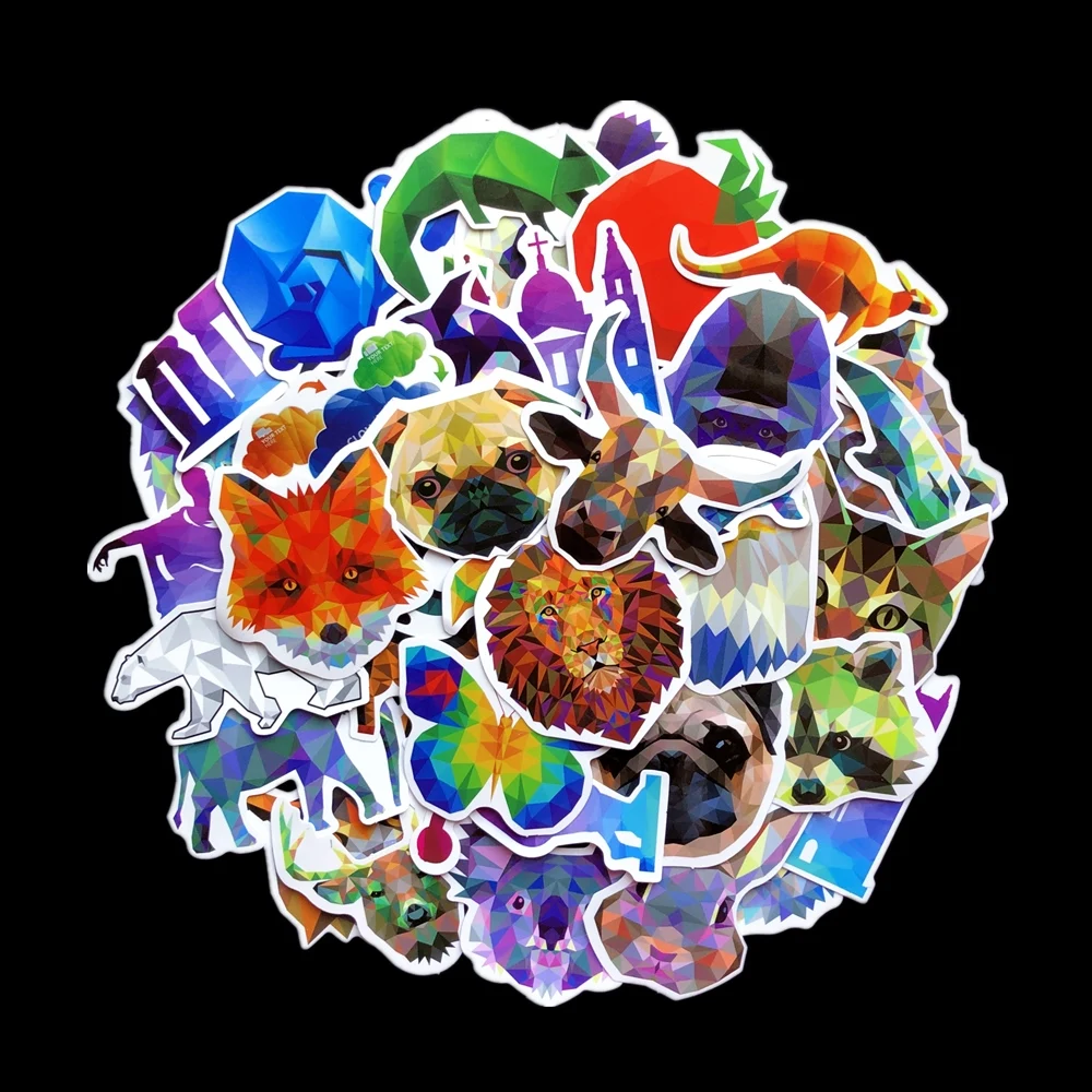 35 шт. галактика наклейка в виде животного забавная s для DIY Наклейка на Дорожный Чехол ноутбука СКЕЙТБОРД