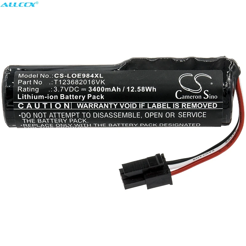 Аккумулятор Cameron Sino 3400mAh T123682016VK для Logitech 984 001405 S 00170 Ultimate Ears Boom 3|Цифровые