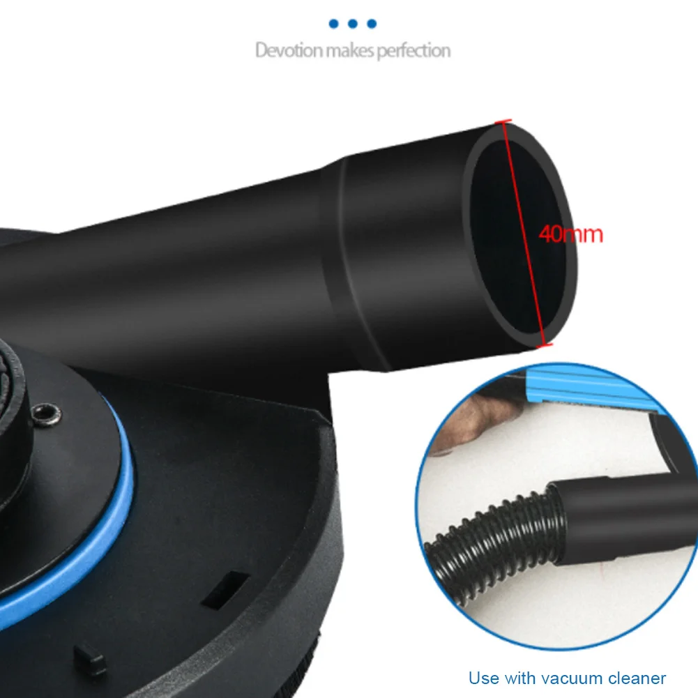 5in кожух пыли синий черный поликарбонатный пластик металлический дробильный