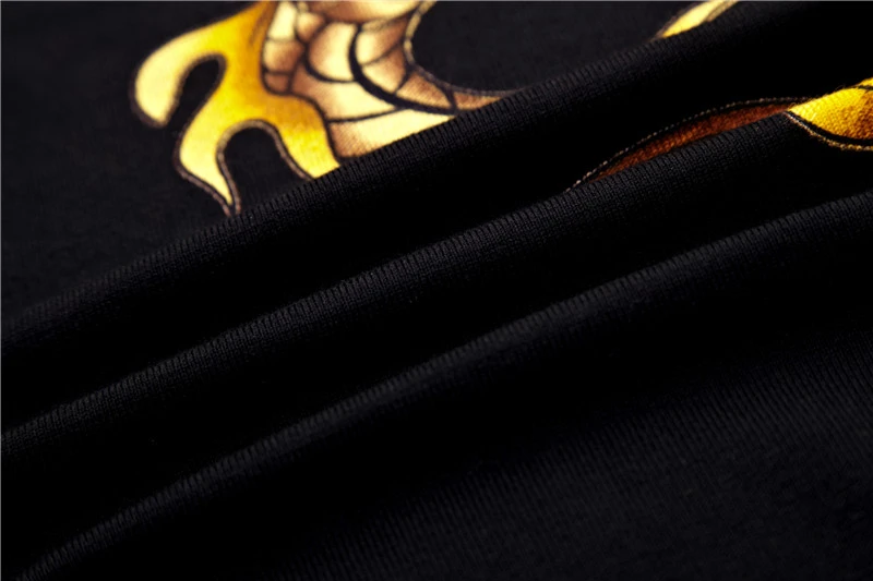 Свитер с китайской живописью Модный пуловер мужской свитер принтом животных