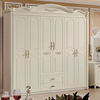 six door wardrobe modern european whole wardrobe french bedroom furniture wardrobe pfy10030