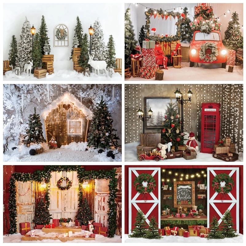 Рождественская вечеринка Декоративный фон снеговик подарок для детской