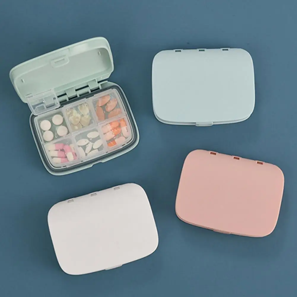

50% Hot Sale Pill Box Portable Waterproof ABS Plastic Tablet Vitamin Holder Dispenser for Outdoor