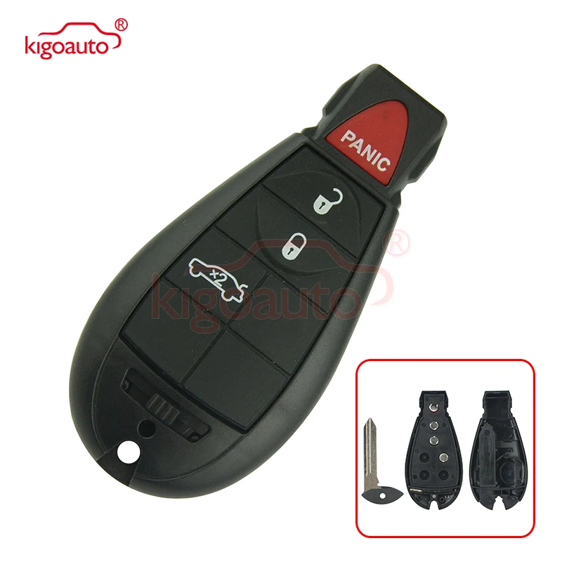 Kigoauto #2 чехол для ключа foмене M3N5WY783X 3 кнопки с паникой Сменный Чехол Chrysler Dodge Jeep