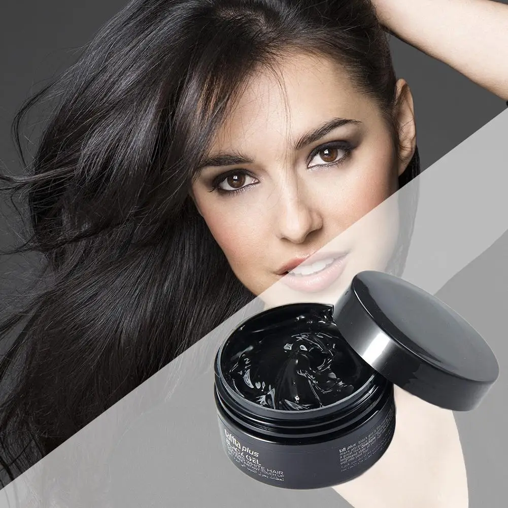 Временная Краска для волос воск мужчин сделай сам черная грязь одноразовая