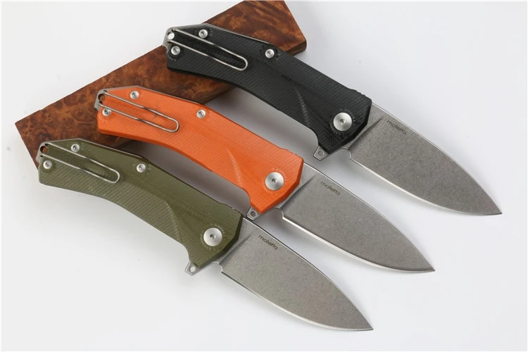 Складной карманный нож JUFULE KUR тактический клинок из стали D2 рукоятка G10 с