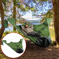 flat sleep hammmock tent with bug net and suspension kit outdoor camp have fun