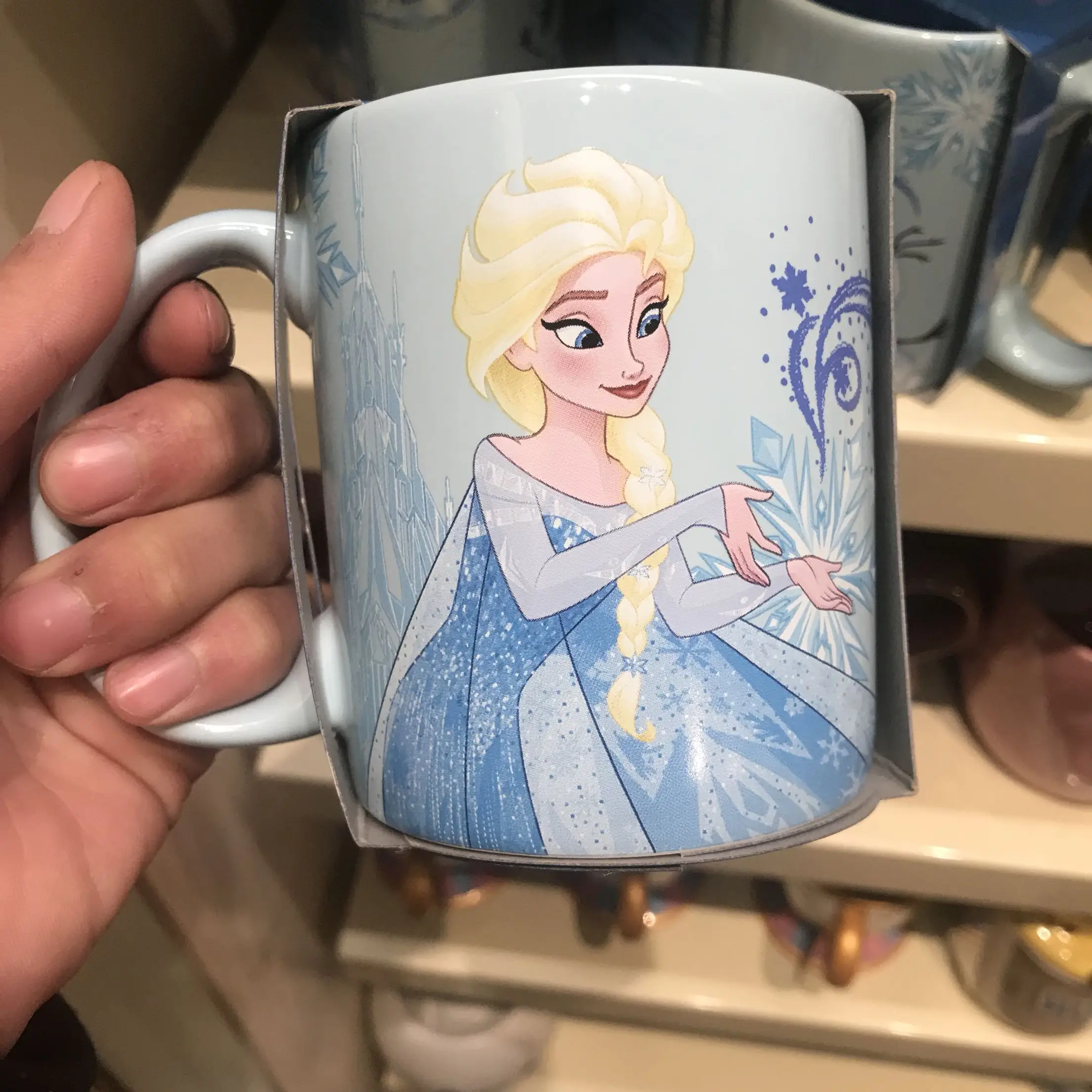 Disney подарок на день рождения Замороженная Принцесса Аиша керамическая чашка