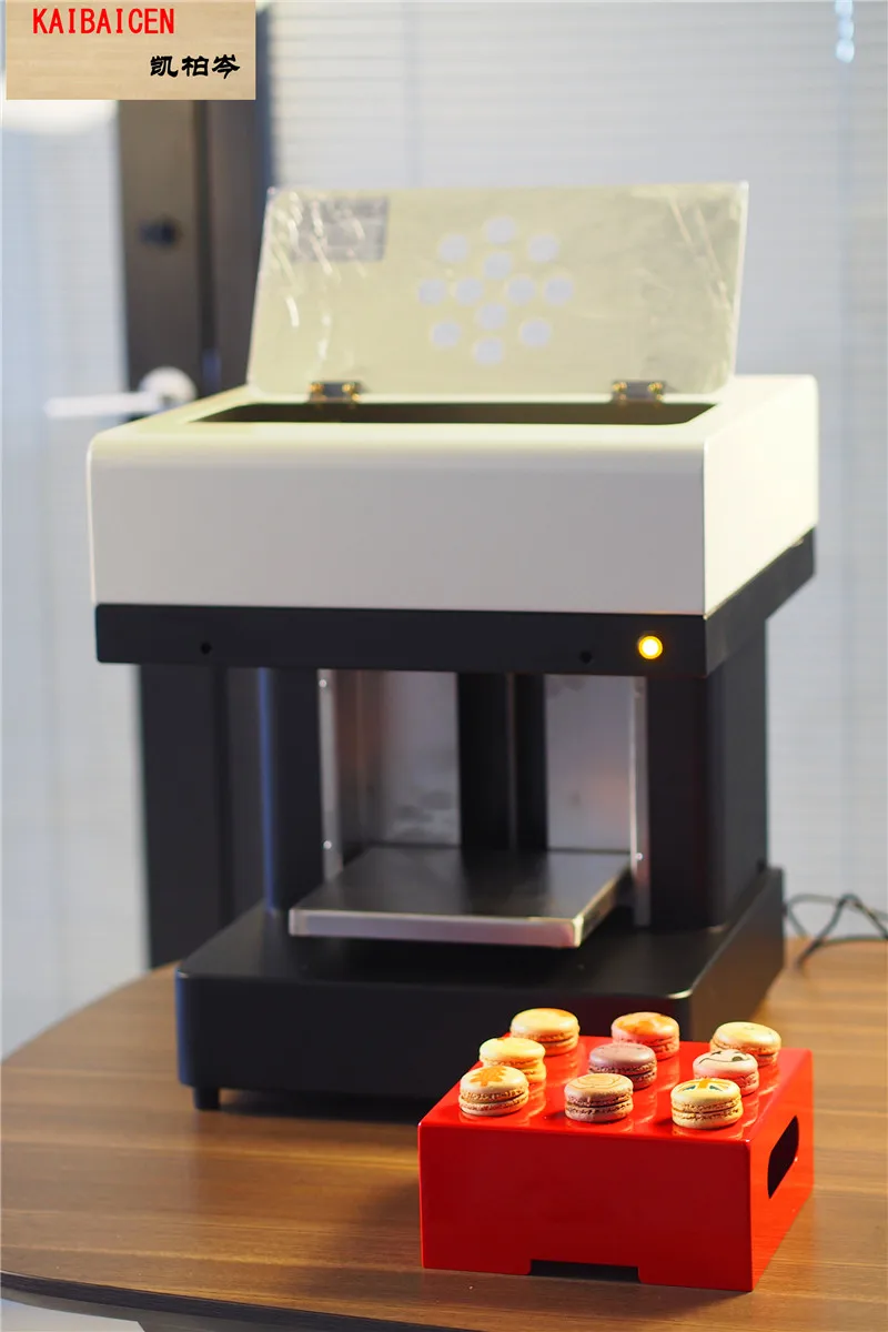 2020 производство 4 чашки струйный принтер для кофе печать Макарон на 9 тортах