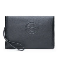 new design day clutch men genuine leather envelope bag male handbag ipad messenger bag travel bag man blackbrown