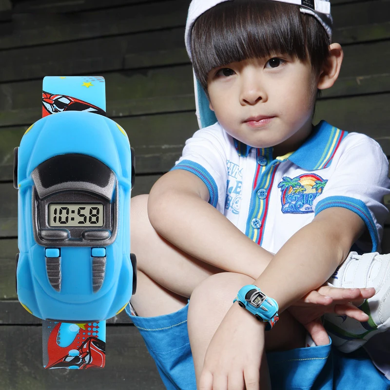 

2020 New Children's Electronic Watch Male Student Fashion Personality Creative Car Trend Watch Toy Watch Birthday Gift For Boys