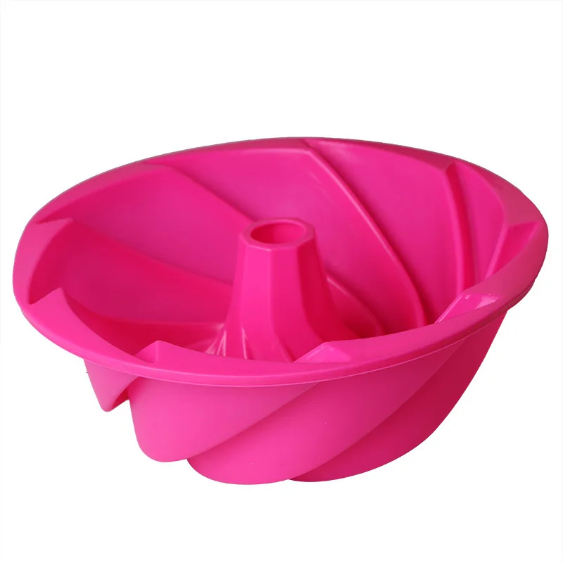 HKML 24 9*9 см Silikon Spirale собрать Выпекание Пан шифон саварен Kuchen форма мусс десерт