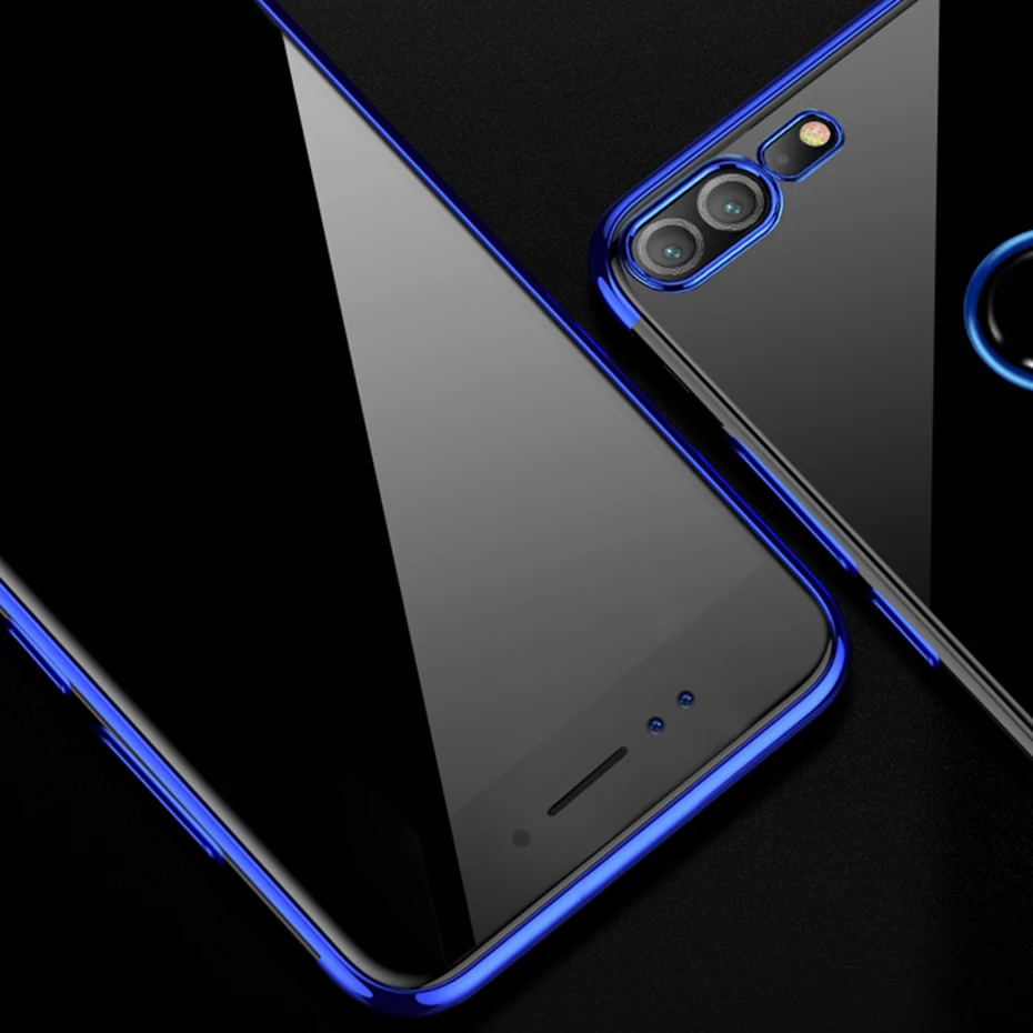 Huawei P Smart чехол, прозрачное покрытие, Мягкая силиконовая задняя крышка для huawei P Smart Plus P Smart Z Phone Coque