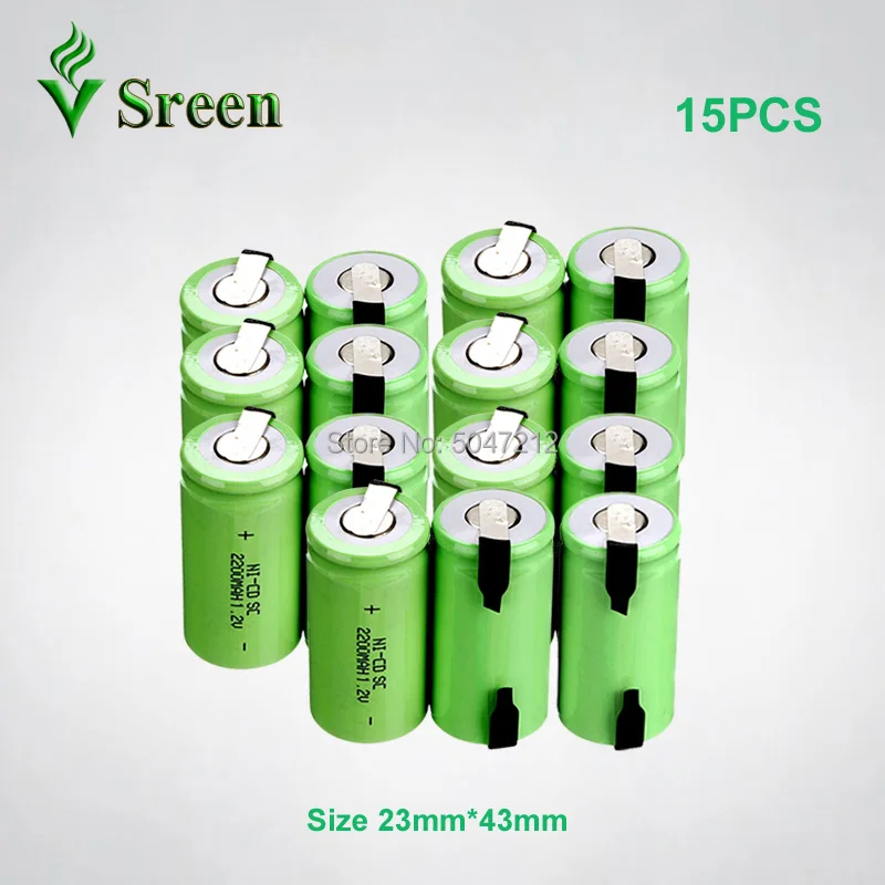 NI-CD SC 2000mAh 1 2 V электронная батарея с никелевым листом DIY для Subc перезаряжаемый