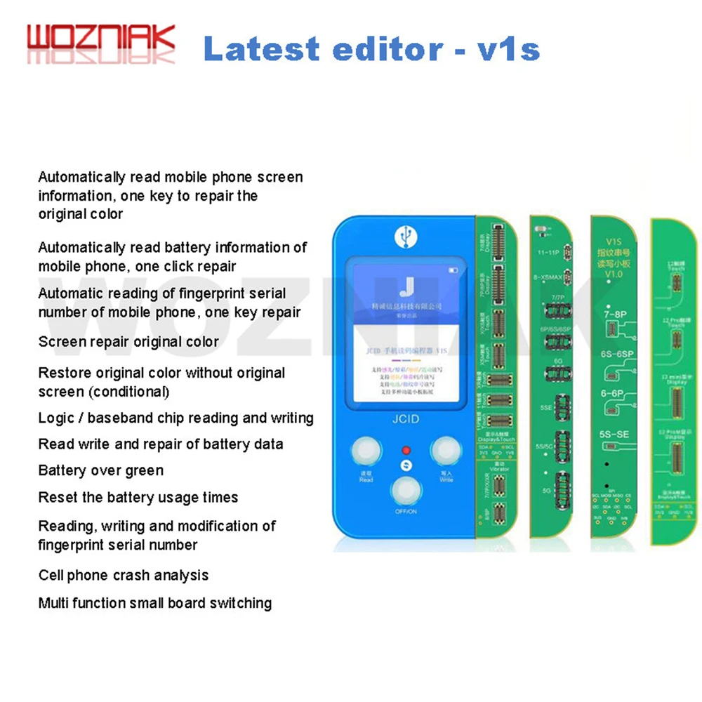 Плата JC PR01000S V1S для 7/7P/8/8P/X/XR/XS Max 11 12 PRO MAX|Наборы электроинструментов| |