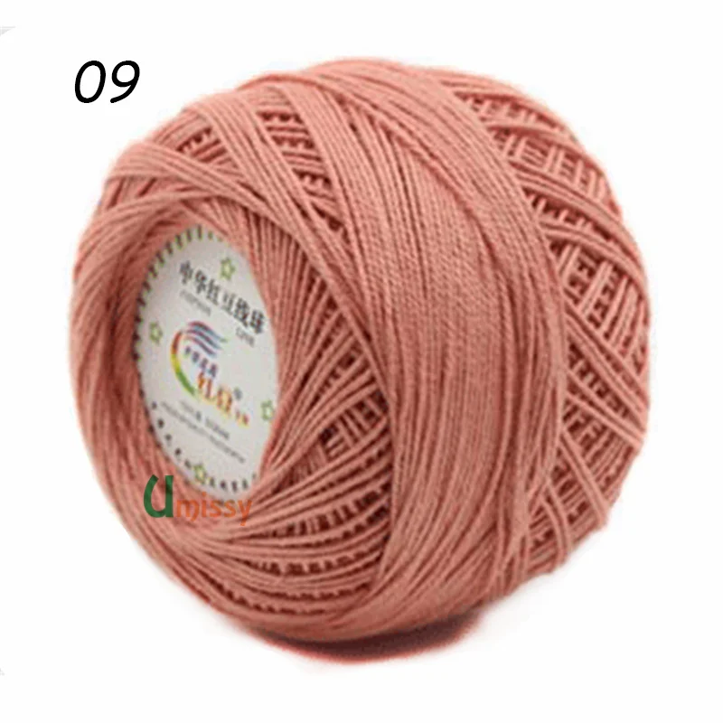 09 10pcs 10 шт. ПРЯЖА ДЛЯ РУЧНОГО ВЯЗАНИЯ Хлопчатобумажной Пряжи 3# Кружева Пряжи для Вязания Детские Иглы Работы С Использованием 2.5 мм Крючком 500 г/лот - Цвет: 09 10pcs