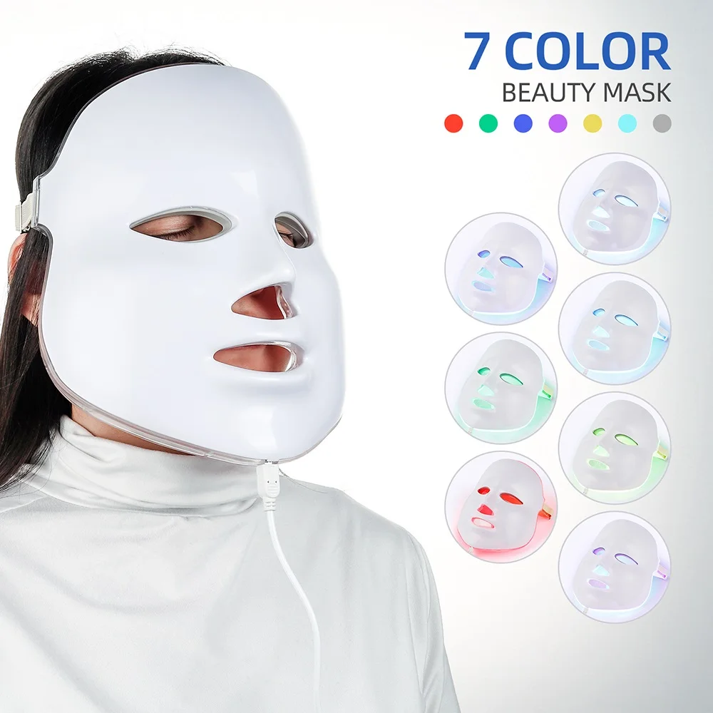 

Dropshipping LED Light Therapy Face Mask LED Photon Facial Mask Skin Care Anti Wrinkle Skin Tighten Beauty Machine