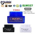 Мини Bluetooth ELM327 OBD2 сканирующий Тестер Многофункциональный V2.1 Android TorqueSymbian ELM 327 OBD2 диагностический инструмент реальный 16-контактный разъем