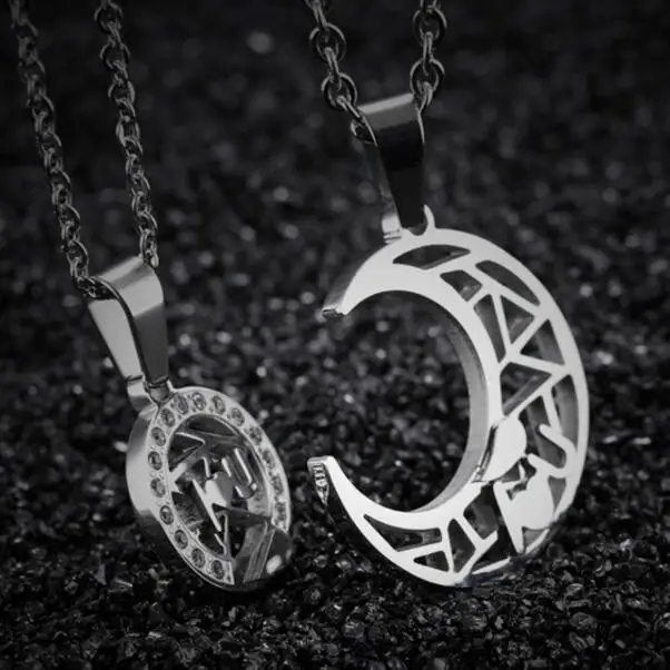 LOOKER романтические влюбленные ювелирные изделия 3 цвета нержавеющая сталь солнце