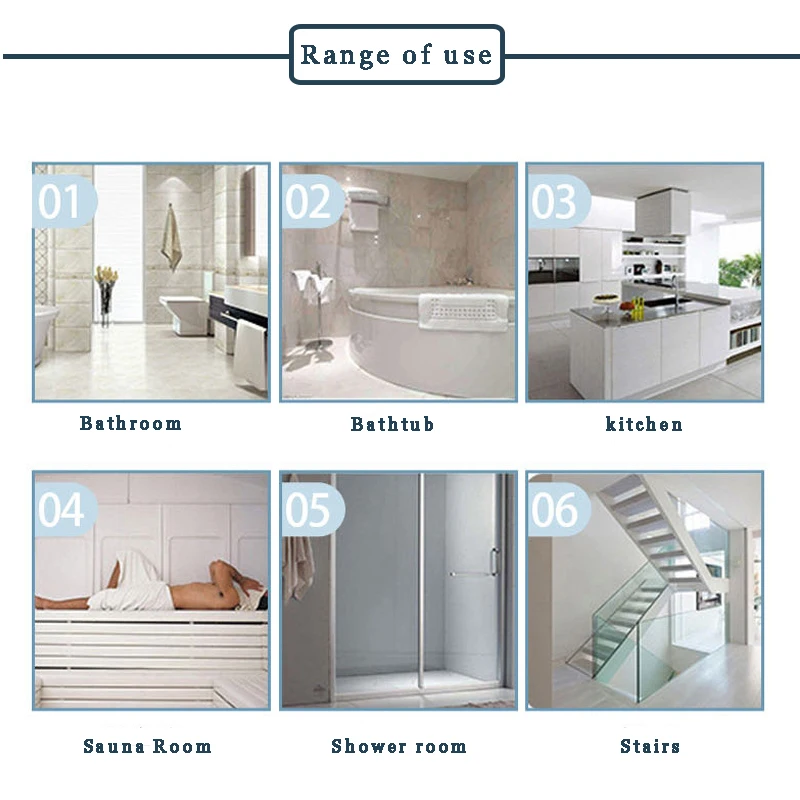 24 шт. противоскользящие наклейки на пол для душа 2 см х 38 см|Лента| |