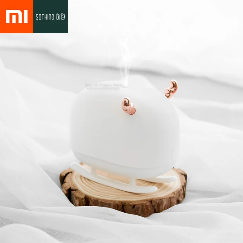 Новые Xiaomi Mijia увлажнитель 260 мл светодоидный олень USB домашний увлажнитель воздуха Воздухоочистители атмосферный ночник