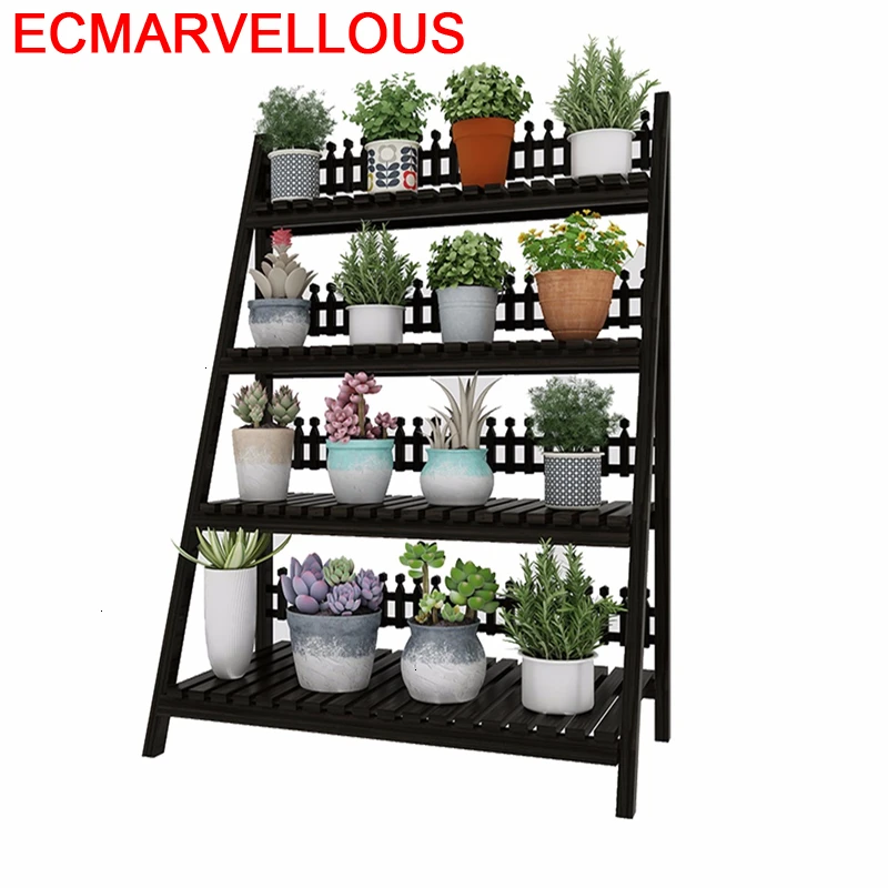 Деревянные полки для помещений деревянные горшков балкона цветов декоративная