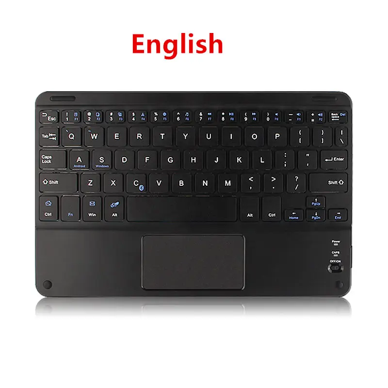 keyboard English Bluetooth клавиатура для lenovo TAB S8 Йога Tab 3 8 планшетный ПК Йога планшет 2 8 7 Беспроводная клавиатура Android Windows Touch Pad чехол - Цвет: keyboard English