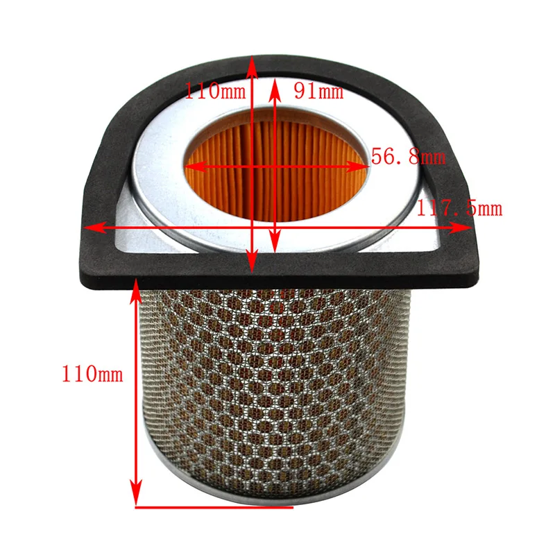

Road Passion 1 Pc Motorcycle Air Filter Intake Cleaner For Honda CBX250 CBX 250 17213-KPF-900