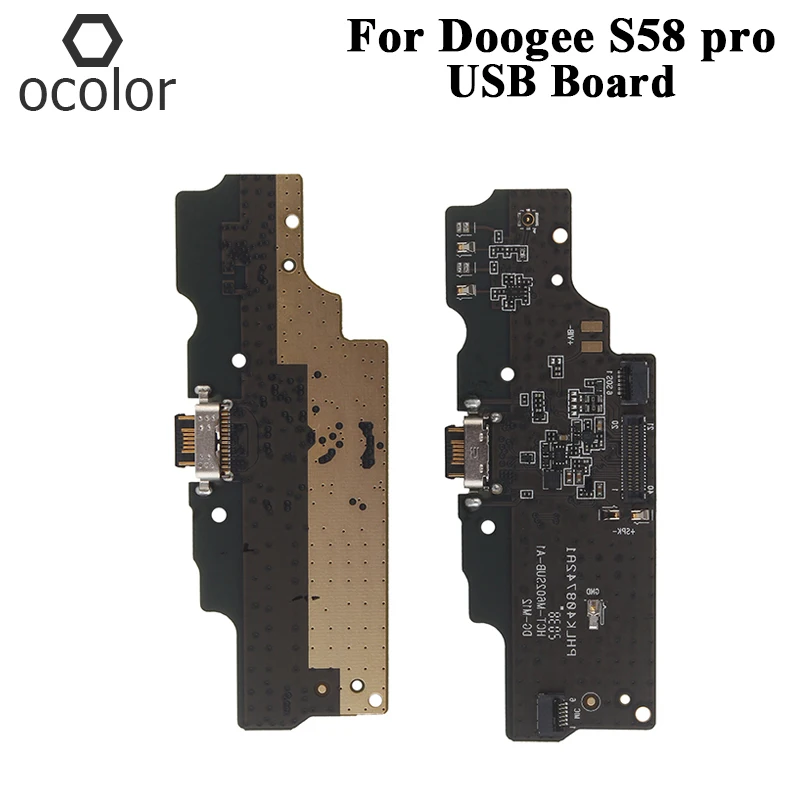 Разъем ocolor Для Doogee S58 pro запасные части для сборки платы USB-плата зарядная