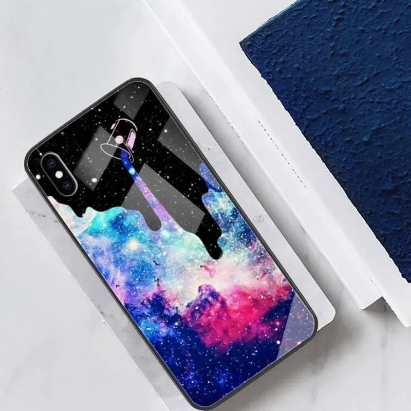 

Milk Starry Love Phone Case Glass Designer For Ipohne 7 8 PLUS 6s 11 Pro Max XR Back Cover Case