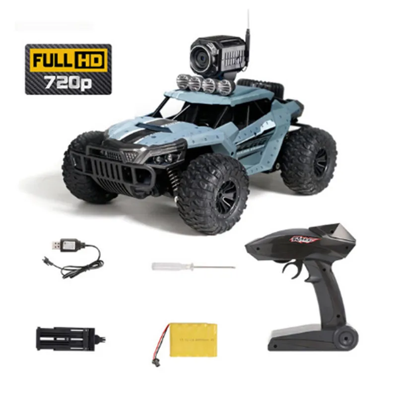 1 blue 720 P camera Радиоуправляемая Автомобильная камера для внедорожника 2,4G WiFi FPV 720P HD 1:18 радиоуправляемые Машинки с дистанционным управлением - Цвет: 1 blue 720 P camera