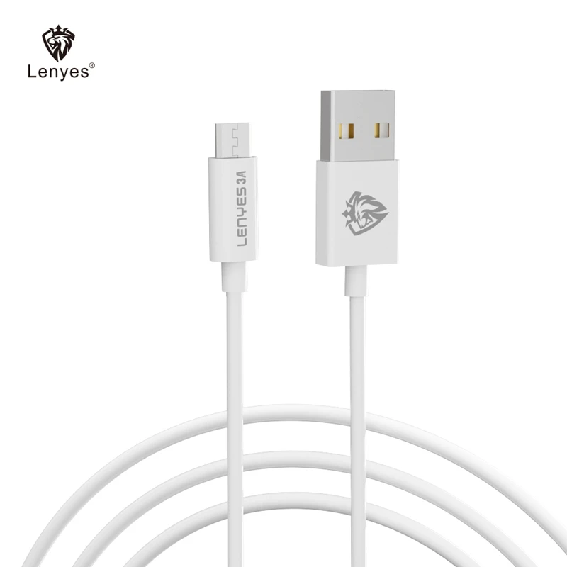 Оригинальный usb кабель Lenyes для iPhone 11 X Xs Max 3A кабели быстрой зарядки и передачи