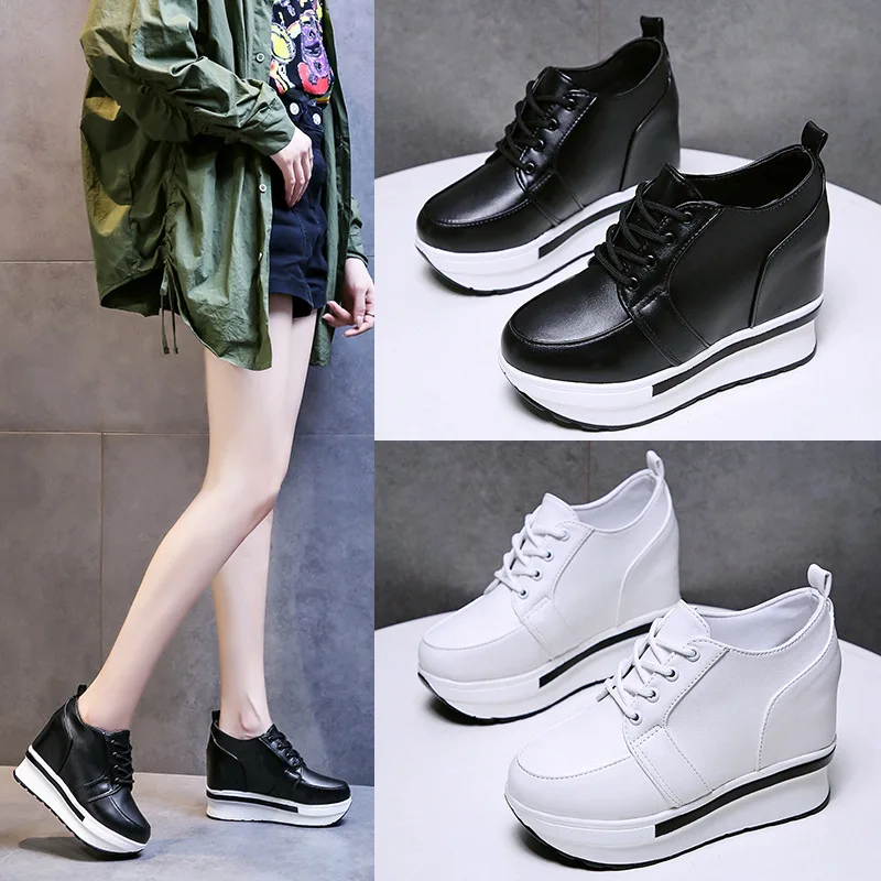 

Визуальное увеличение роста Стельки 2021; Сезон весна-осень; Новинка; Спортивная обувь Платформа, высокий каблук обувь для отдыха женские туф...