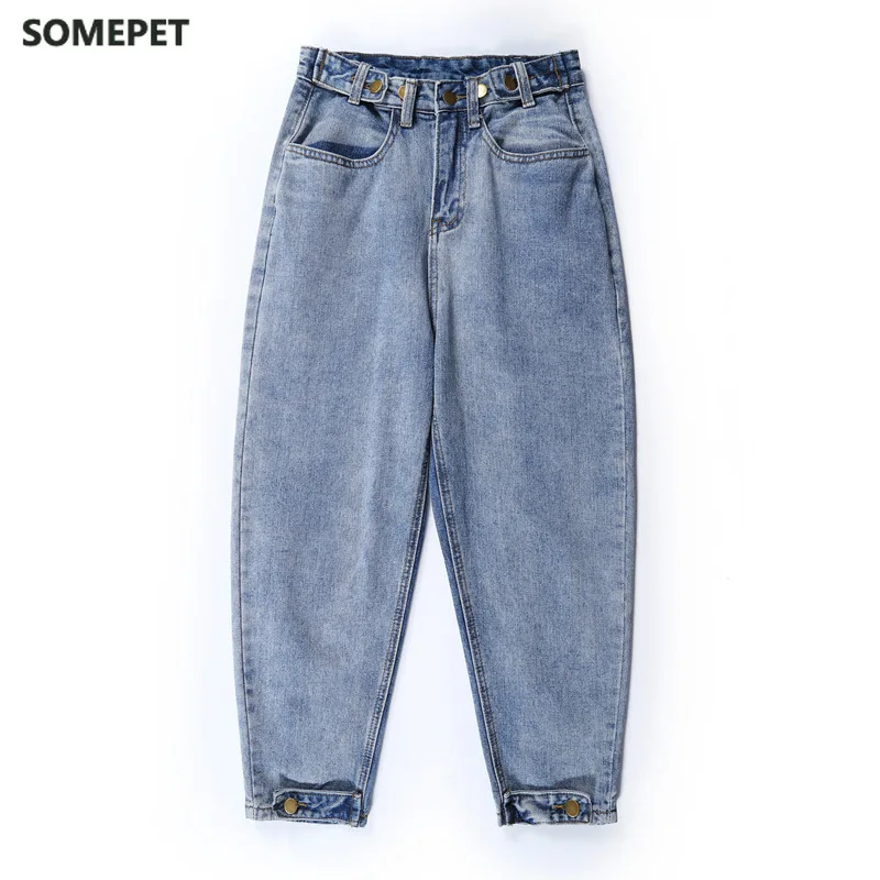 

Summer Jeans Woman Loose Casual Harem Pants Vintage boyfriends Mom Jeans Streetwear Denim Pants Women Slouchy Jeans Femme
