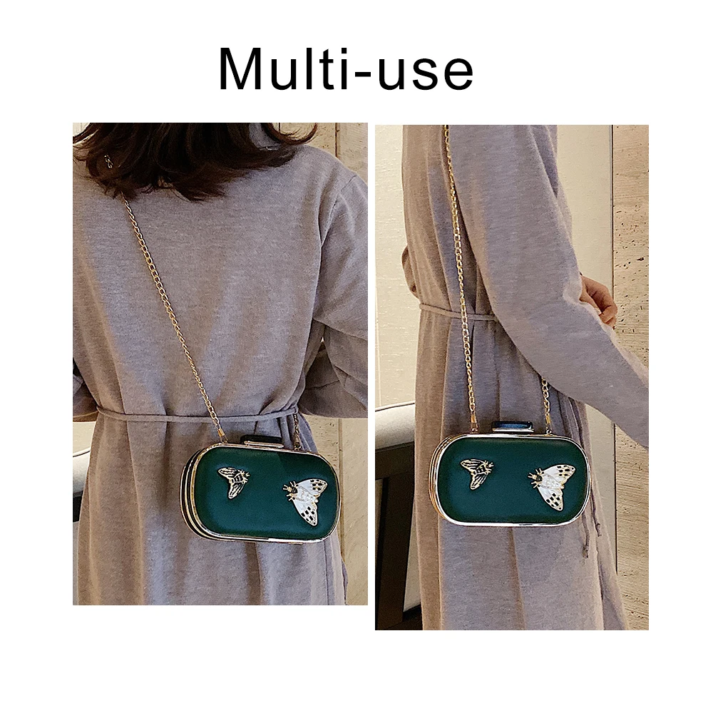 Маленькие сумки через плечо с рисунком бабочки для женщин 2019 маленькая