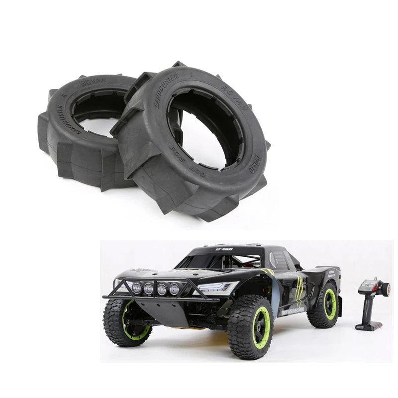 

1/5 Buggy Cars Off-Road Desert Rubber Tire For Remote Control Toys Rofun LT LOSI 5IVE T 5T Gasoline Truck Model Option Parts