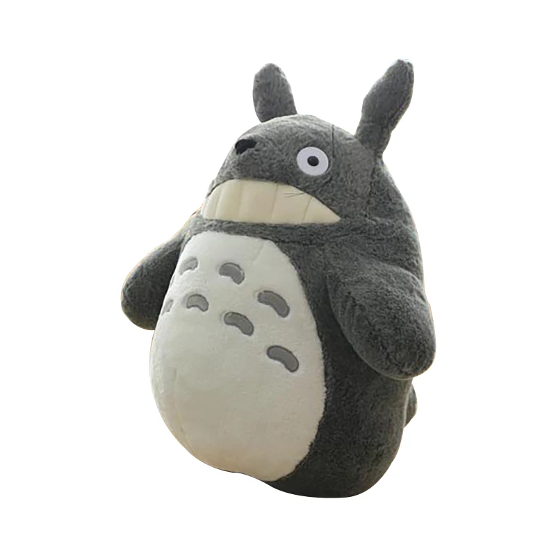 Totoro плюшевая игрушка милая кошка японская аниме фигурка Тоторо с листьями лотоса