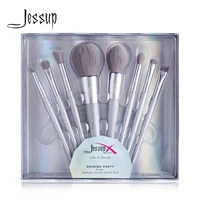 jessup shining party golden brush makeup brush powder blusher eyeshadow foundation brush synthetic hair gift box